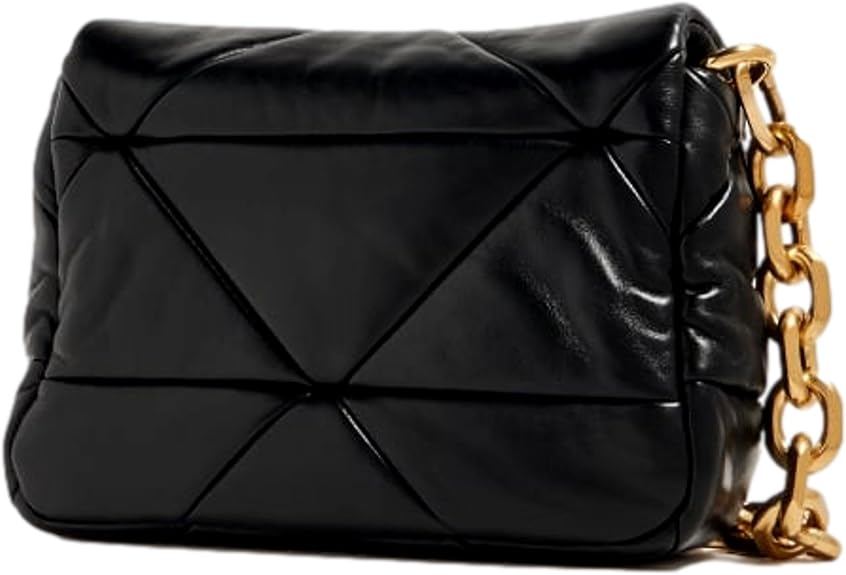 Prada Quilted Nappa Leather shoulder bag black thumbnail 4